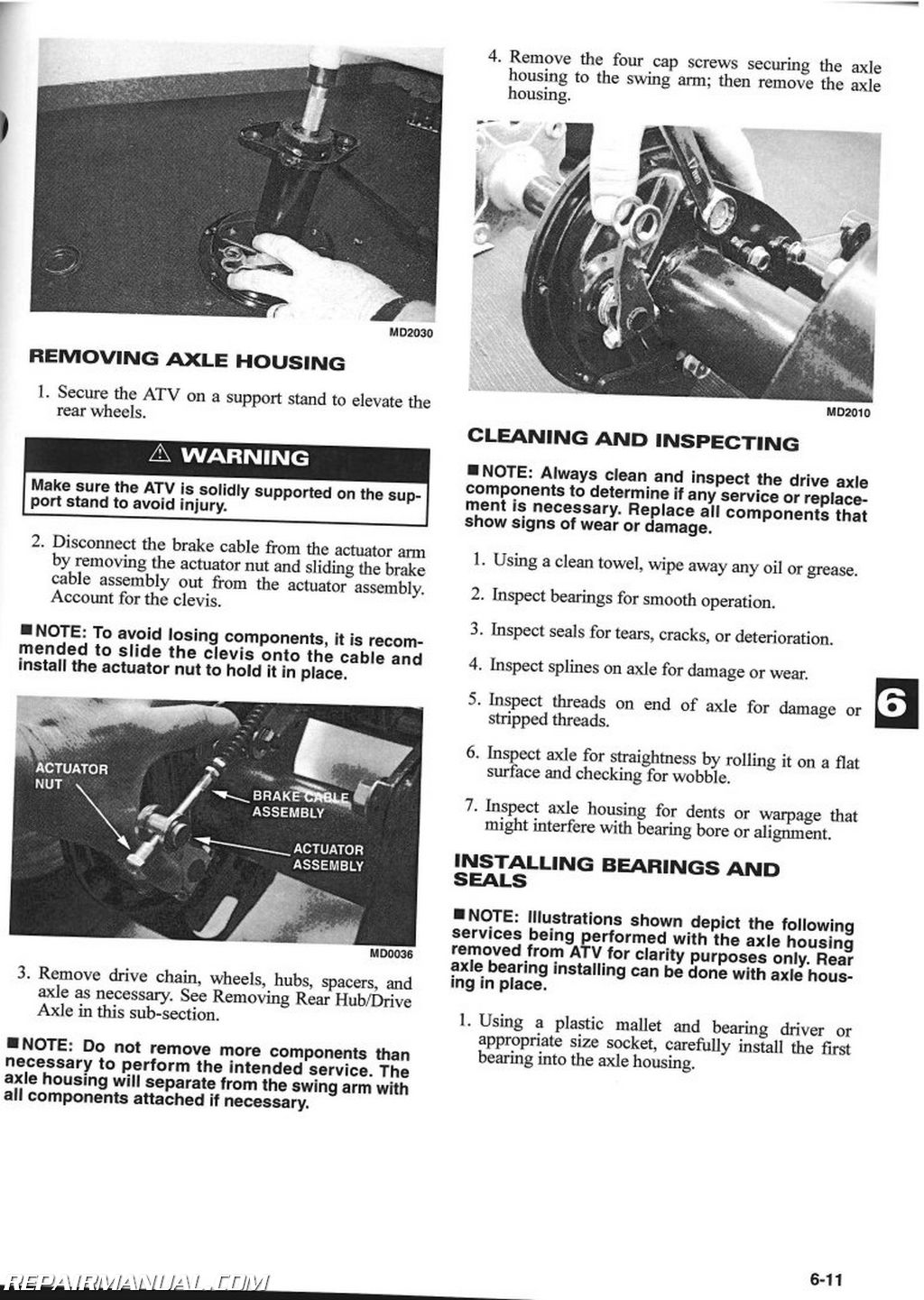 2004 Arctic Cat 90 Service Manual